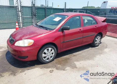 2008 Toyota Corolla Ce z USA, uszkodzony, nr VIN 2T1BR32E78C881127